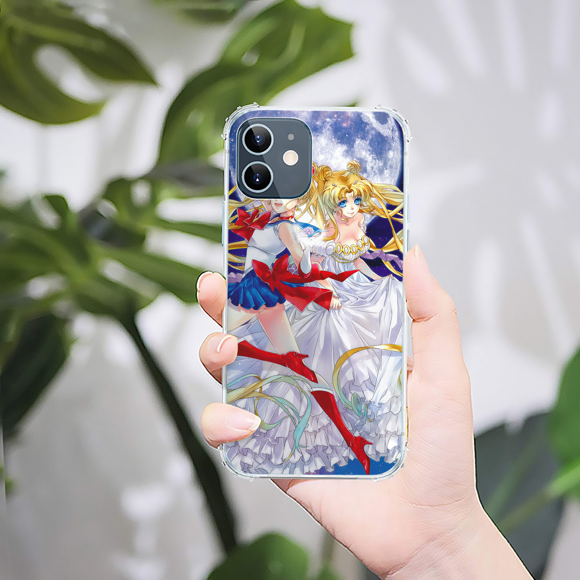 （画像用） 美少女戦士セーラームーン Sailor Moon 【iPhone 12シリーズ対応】透明スマホケース（クリアソフトケース）